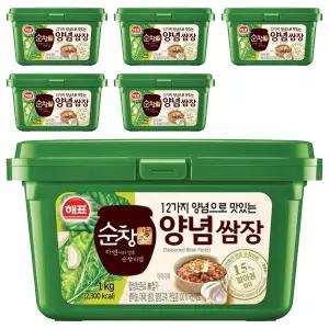 순창궁 12가지 양념으로 맛있는 양념쌈장, 1kg, 6개
