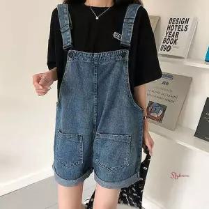 롤업 팬츠 멜빵klm133