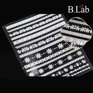 뷰랩 눈꽃송이1 크리스마스 네일스티커 겨울네일