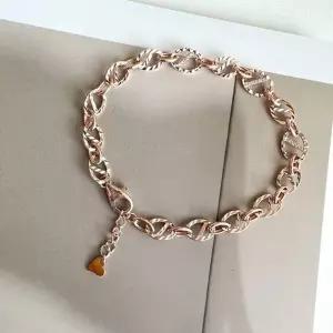 컷팅 볼륨 H 팔찌 14k 화이트골드 17.5cm