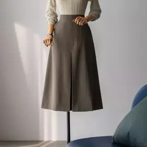 (안나앤모드) A. 보우 린넨 A 슬릿 스커트[스커트E0310R01]