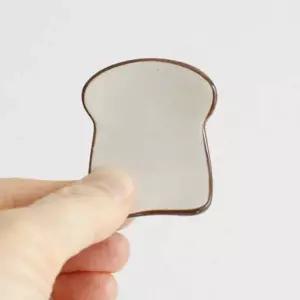 식빵모양 미니 수저 받침 5p 도자기 인테리어 소품 젓가락거치대