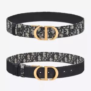 디올 30 몽테뉴 오블리크 리버서블 벨트 35mm B0179UWEO