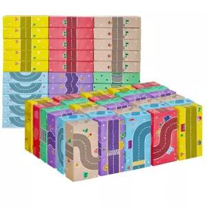 유아 도로 교통놀이 벽돌쌓기 종이블록2종 집만들기 키즈카페 어린이집 빅블럭