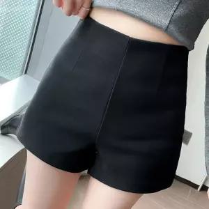 여성 뒷지퍼 신축성 핫팬츠 짧은 바지 1007414