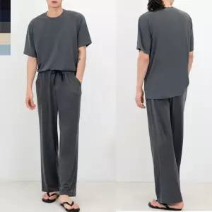 시원한 남자 냉감 반팔티 밴딩팬츠 세트 바캉스룩 꾸안꾸룩 아웃도어