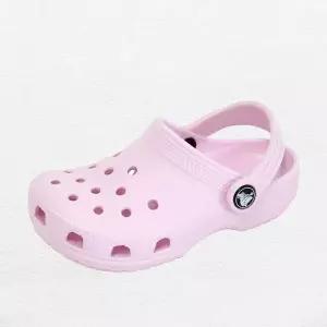 [크록스]키즈 클래식 샌들 클로그 아쿠아슈즈 여름 신발 핑크 206990-6ZW
