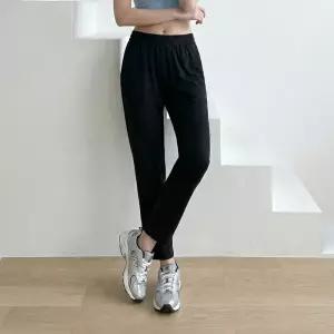 여성 데일리 냉감 세미일자 트레이닝팬츠