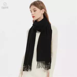 머플러 무지 블랙 기본머플러