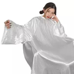 미용실 커트보 미용가운 헤어가운 새틴가운 이발가운 롱타입