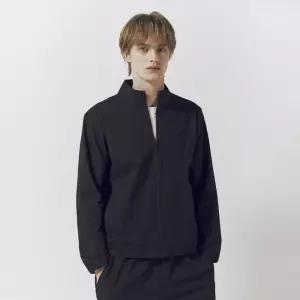 백화점 지오다노 남성 스탠드 트리코트 목넥 집업 자켓 076510