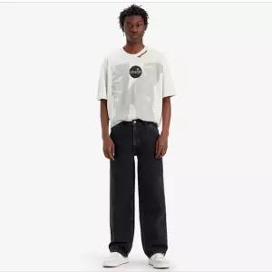 리바이스 남성 실버탭 배기 카펜처 와이드 배기청바지 흑청 A7489-0001 154694
