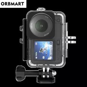 호환  DJI 오스모 액션 6용 방수 케이스 콜드 슈가 있는 수직 및 수평 마운트 하우징 45M 수중 다이빙 쉘