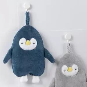 고리수건 핸드타월 어린이집 부엌 미니 블루 고리타월 주방손타올