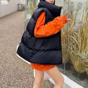 여자 패딩 조끼 대학생 직장인 고등학생 빅사이즈