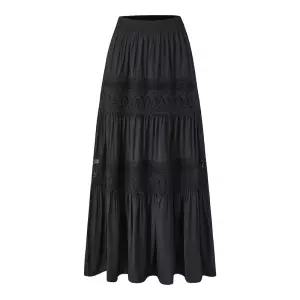 TANKUS 레이스 허리 밴딩 캉캉 롱 스커트 TY2SK005L0 1183896