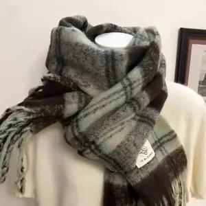 6컬러 격자무늬 울터치 머플러 숄 머플러 넥워머 HOU7+6YTy