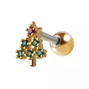 [NS홈쇼핑][미니아트] 써지컬 스틸 트리 크리스마스 패션 피어싱 한쪽..[35843806]