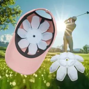 COOLONCOOL 라운딩 필수템 모자 아이스팩 쿨링 얼음 모자 헤드 쿨링페드 천연 PCM소재 