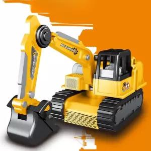 J2K 포크레인 유아 중장비 장난감 지게차 조립식 건설차 세트