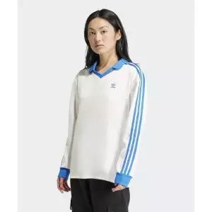 매장정품 ADIDAS 아디다스 3S 새틴 긴팔 티 - 화이트:블루 IR6100 1296674