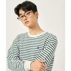 매장정품 BEANPOLE 빈폴 MEN 피케 인디고라이크 스트라이프 티셔츠 아이보리 BC5841C020 1415623