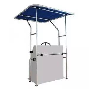 햇빛 투척 대형 보트 고무보트 단일 천막 가림막 투하 티탑