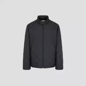 매장정품 빈폴 25FW [BC5938CP25] 모던 다이아퀼팅 해링턴 자켓 재킷 - 블랙 219075