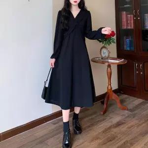 [더블디][더블디] 여성 2컬러 블라우스 A라인 패션 원피스 OPC011 (11099342A)