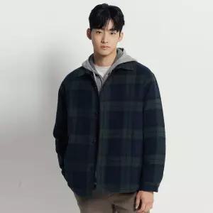 매장정품 빈폴 블랙워치 패딩 셔츠 그린 (BC5X64CP4M) 219245