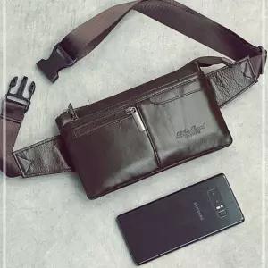 89 가방 블루마운트 천연소가죽 남성 힙색 캐주얼 허리색 03W60DBC64