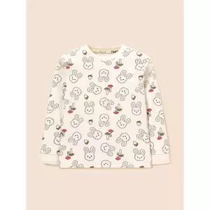 빈폴 키즈 토끼 빙키 실내복 2PCS 상하 세트 아이보리 BI5X41U070 474788