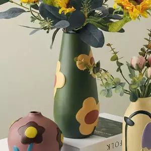 도자기 화병 예쁜 꽃병 인테리어 오브제 WFLOR5T