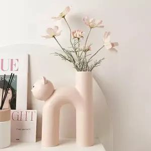 도자기 화병 인테리어 꽃병 세라믹 WFLOR5U