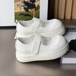 여성 여름 스트랩 힐 송편 귀여운 슈즈 소가죽 버전 통굽 메리제인 admr2