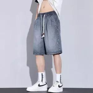 데님 팬츠 남자 여름 캐주얼 청반바지 짧은 청바지 레이첼 반바지 슬림핏 5부 admr2