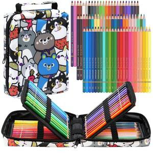 72색 색연필 키트, 지우개, 샤프너가 포함된 Daerthotk 75팩 아트 드로잉 용품 세트 - 드로잉과 색칠에 완벽 - 예술가 성인 초보자에게 이상적인 소프트 오일 기반 코어