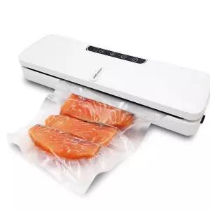 키친플라워 진공포장기 음식물 식품 진공 압축 밀봉기 + 전용파우치 10매 KFVP-100