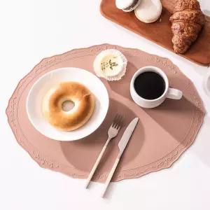 국산 실리콘 식탁 테이블매트 미끄럼방지 방수 디자인