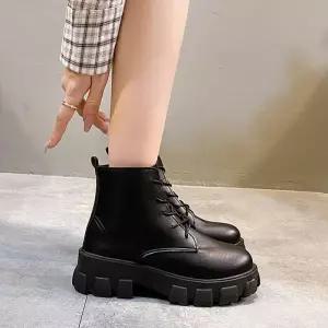 [더블디][더블디] 키높이 래이스업 여성 데일리 트랙솔 워커 LU85 (42003242A)