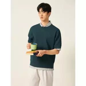 [빈폴멘]반소매 스웨트 셔츠 - 그린 (BC5442C38M)