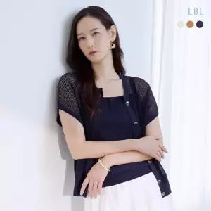 (26 SUMMER) 프렌치린넨 블렌디드 스카시 가디건+니트 SET