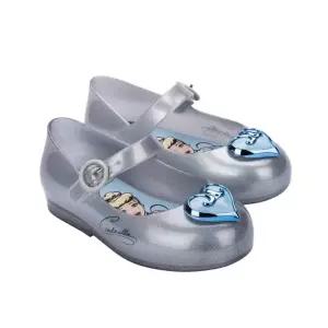 [백화점상품] 미니멜리사 여아 플랫슈즈 디즈니 콜라보 스윗 럽 실버 구두