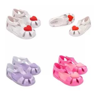 [백화점상품] 미니멜리사 여아 여름신발 힙 하트 발레리나 말랑한 젤리슈즈