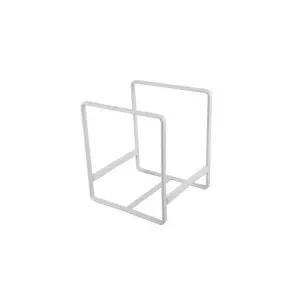 정리 철제 주방 선반 수납 접시 거치대 소형 화이트 꽂이 보관