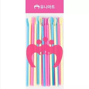 유니아트 1000 스푼빨대 6mm_파스텔혼합