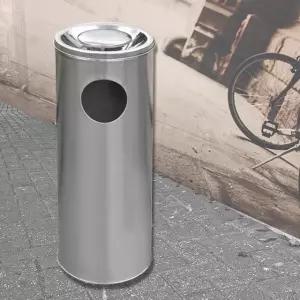야외 스탠드 재떨이 재털이 흡연실 기둥 흡연장 카페 휴지통 쓰레기통 실외 호텔 꽁초 원형 대형