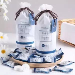 코인 클렌징티슈 세면 수건 세안 동전물티슈 타올 캠핑 코인티슈 50매