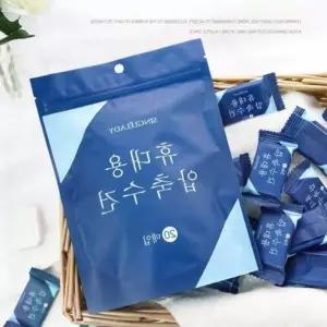 대용량 압축 물티슈 세안 캠핑 여행 클렌징 위생 실용 타올