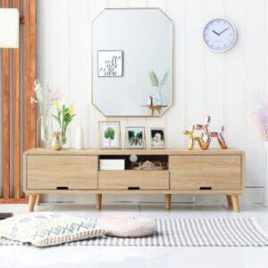 리빙인도무스 스칸디나비아 라인 1500 거실장 티비다이